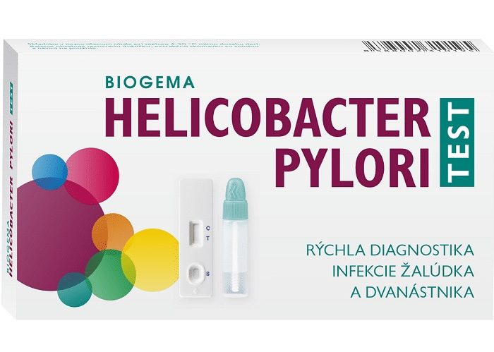 Helicobacter pylori domáci test.